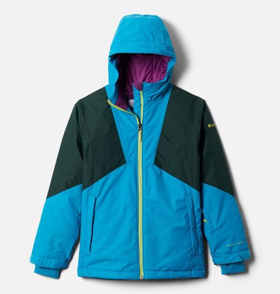 Columbia Alpine Diva Ski Jacket Girls Light Blue Green USA (US582484)